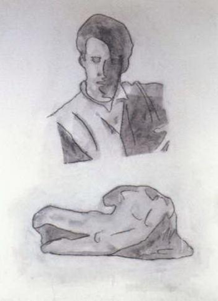 Self portrait by Donald Baechler