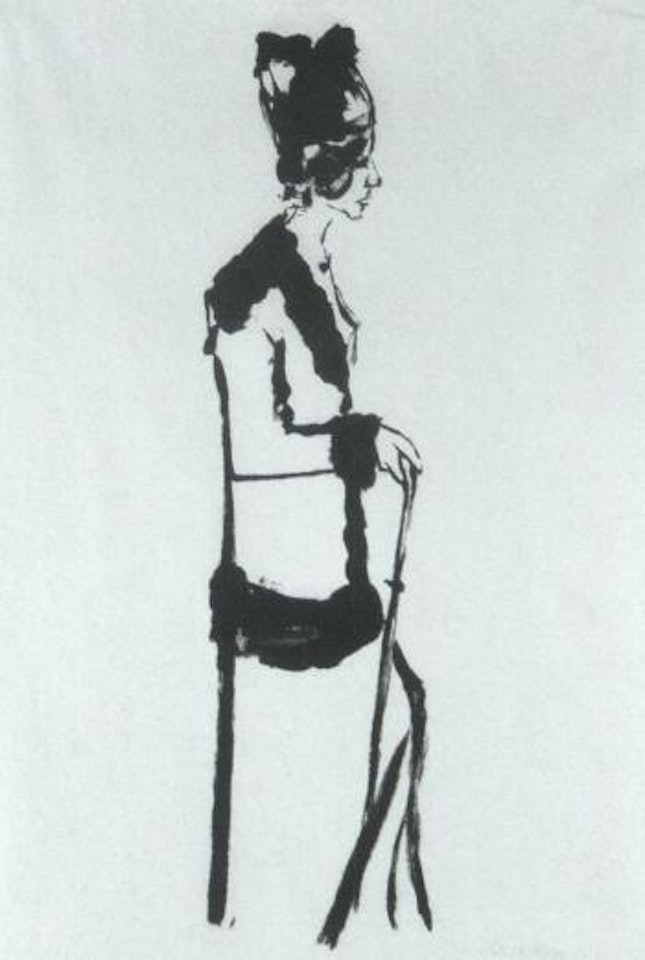 Standing woman - large by Emil Nolde