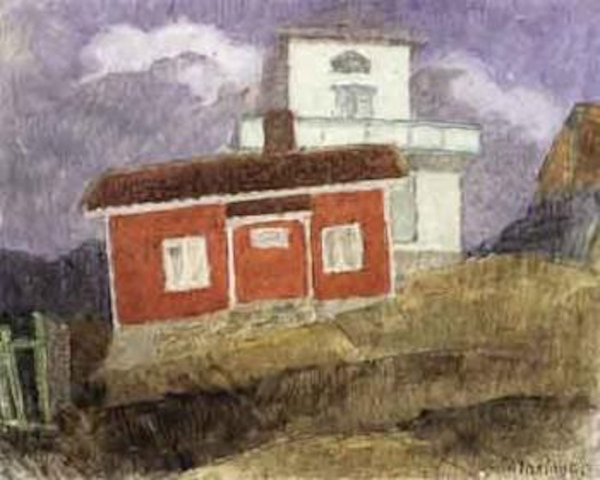 The slanting house by Carl Wilhelmson