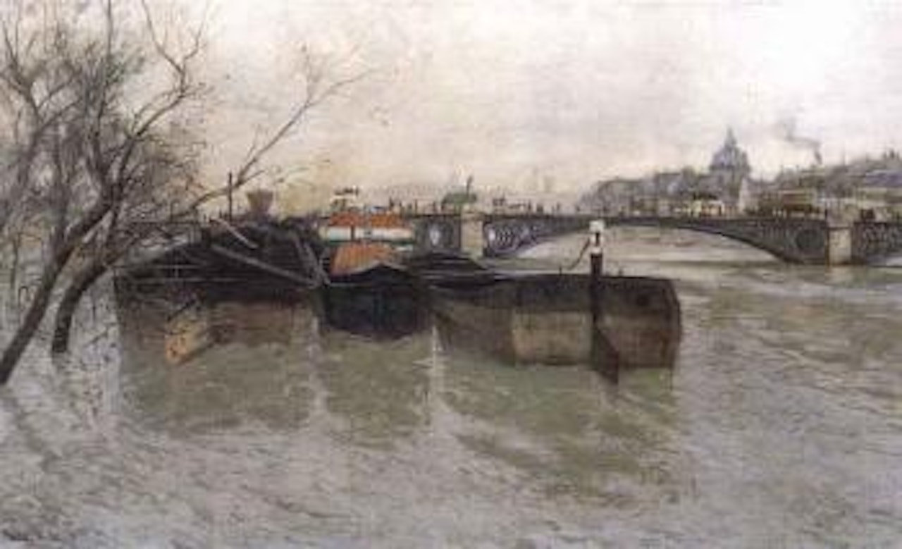 Flooding by the Seine 1883 by Fritz Thaulow