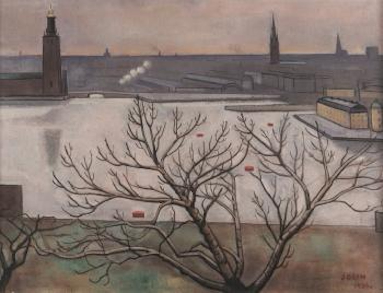 View of Stockholm by Einar Jolin