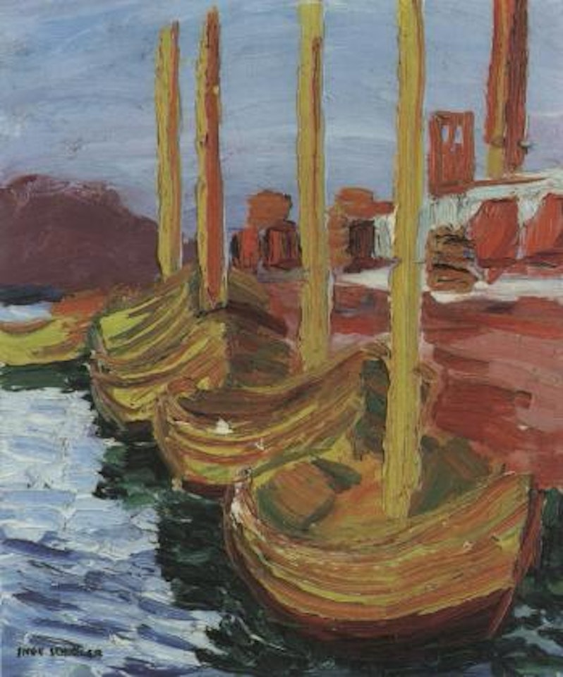 Fishing boats, Koster by Inge Schiöler