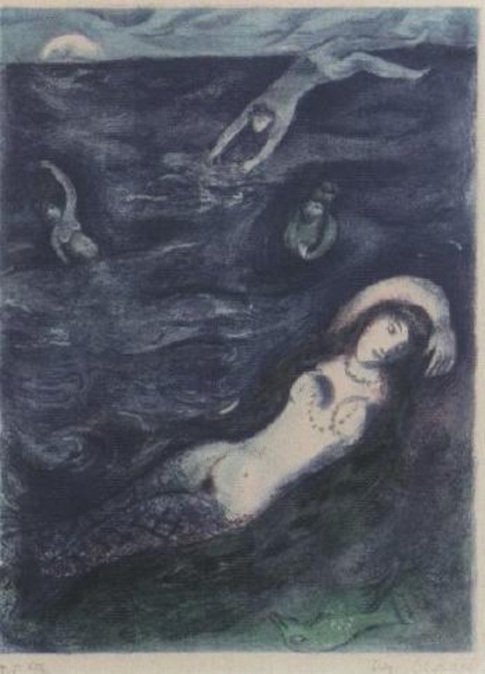 From Four tales from the Arabian Nights by Marc Chagall