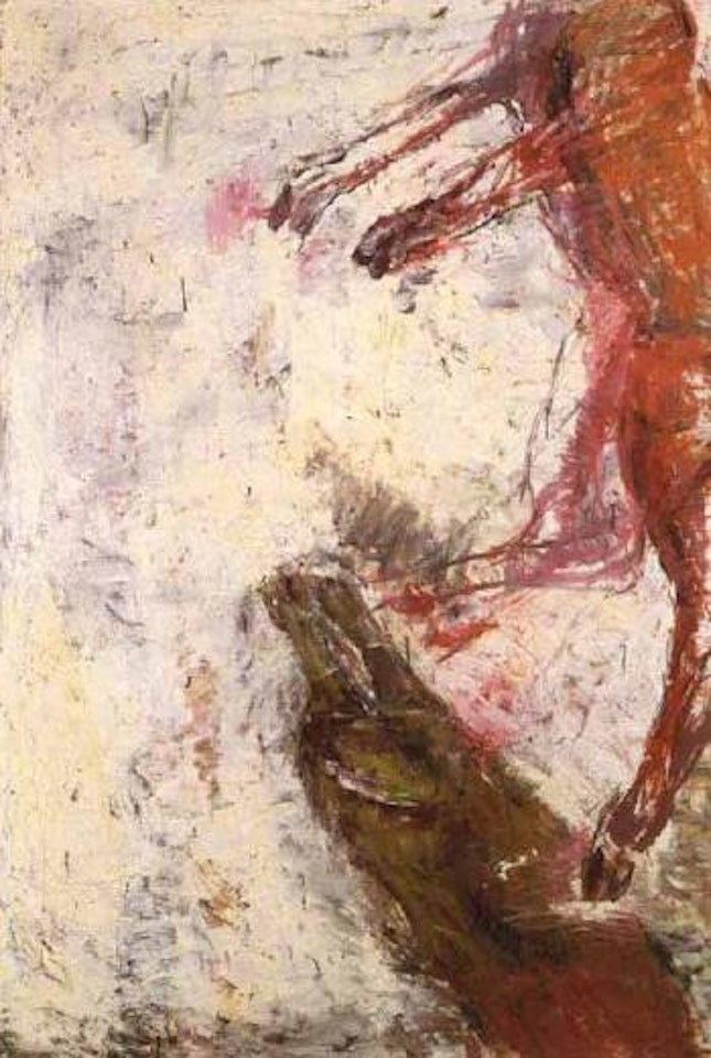 Goat over dog by Susan Rothenberg