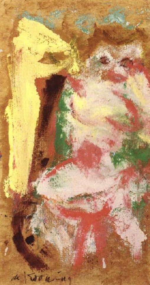 Woman study by Willem de Kooning