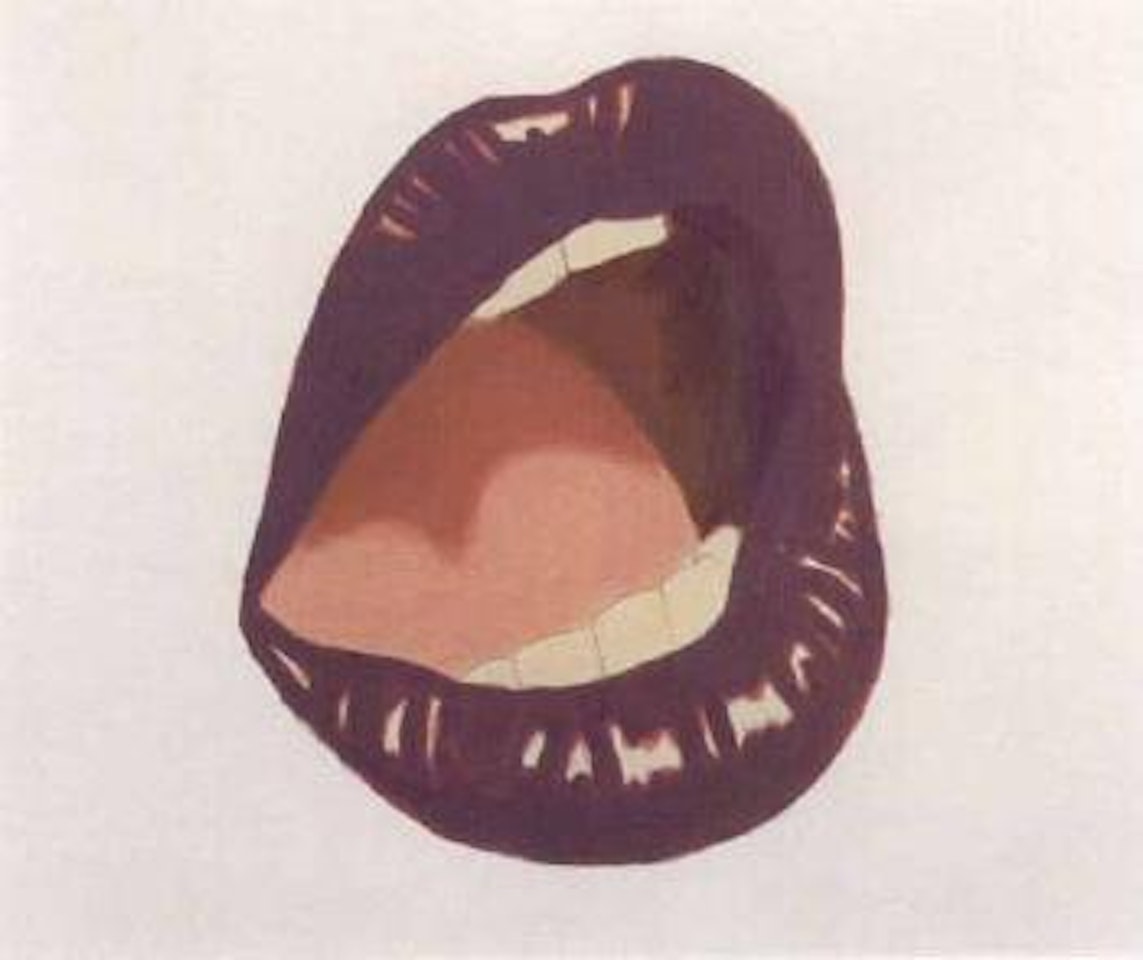 Study for mouth No.7 by Tom Wesselmann
