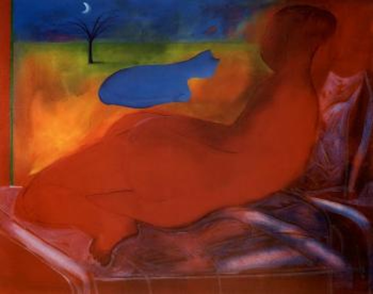 Night window by Charles Blackman