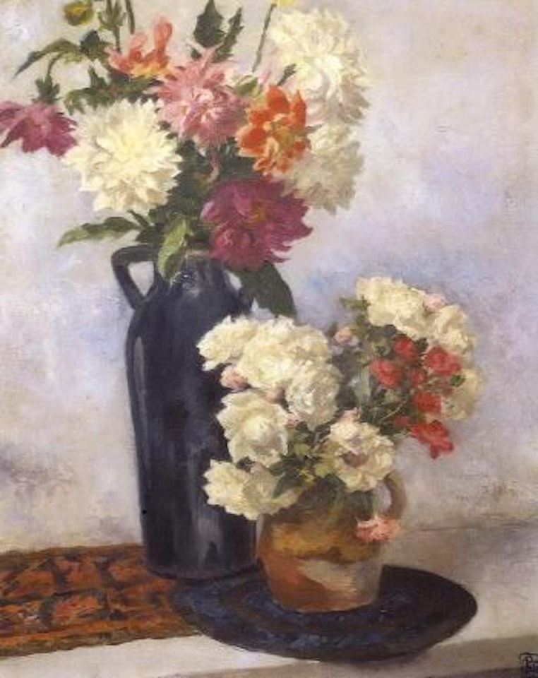 Still life on table by Rupert Charles Wulsten Bunny