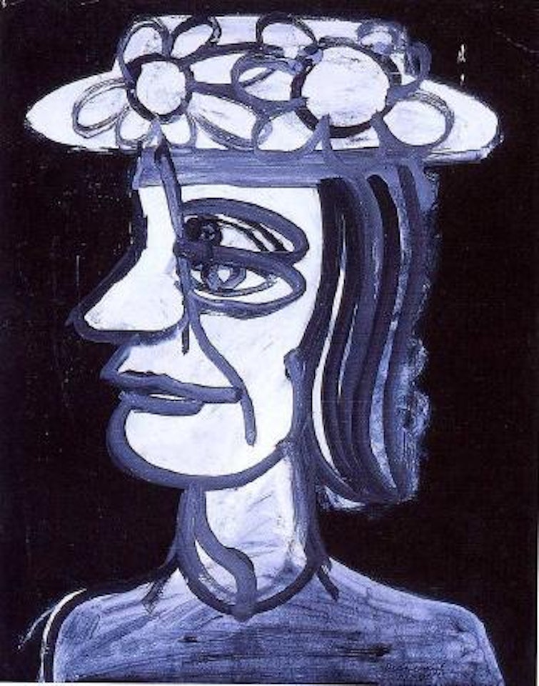 Picasso woman by Charles Blackman