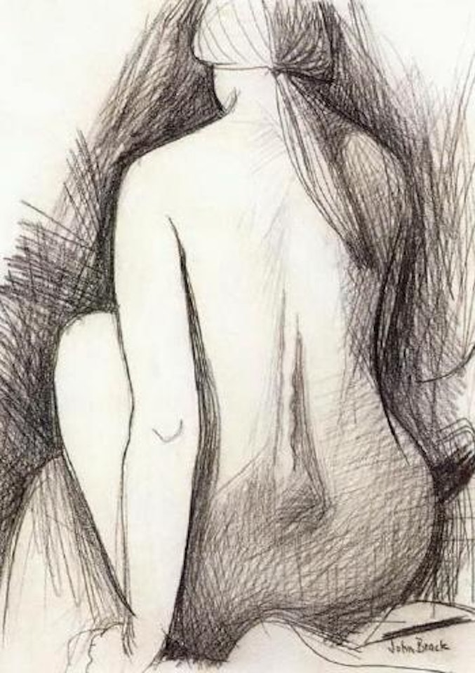 Back view, Barbara Blackman by John Brack