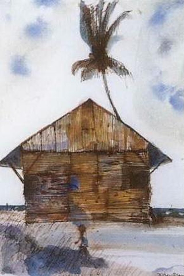 Rusted building, Broome by John Olsen