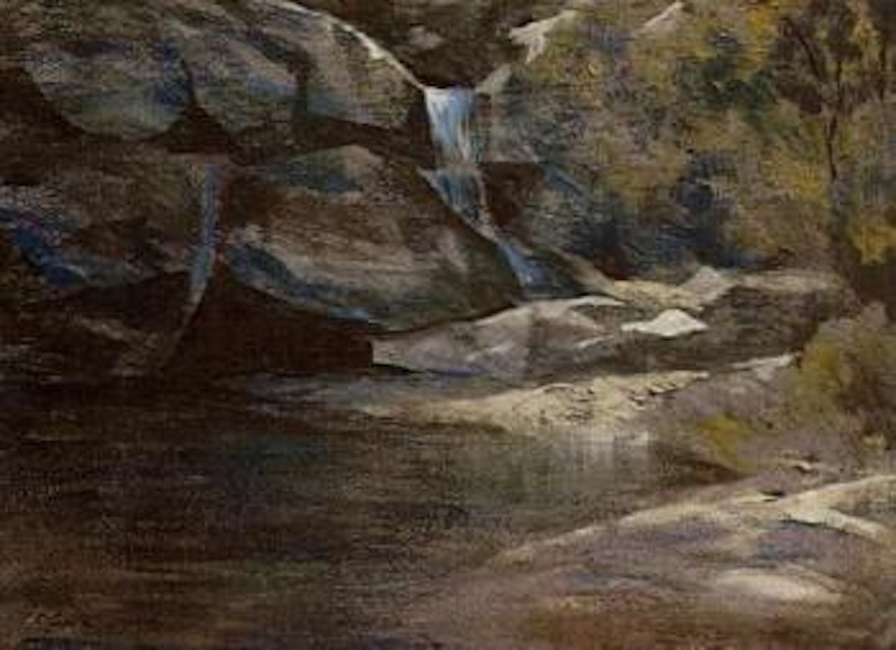 Waterfall, Bargo River by Ray Austin Crooke