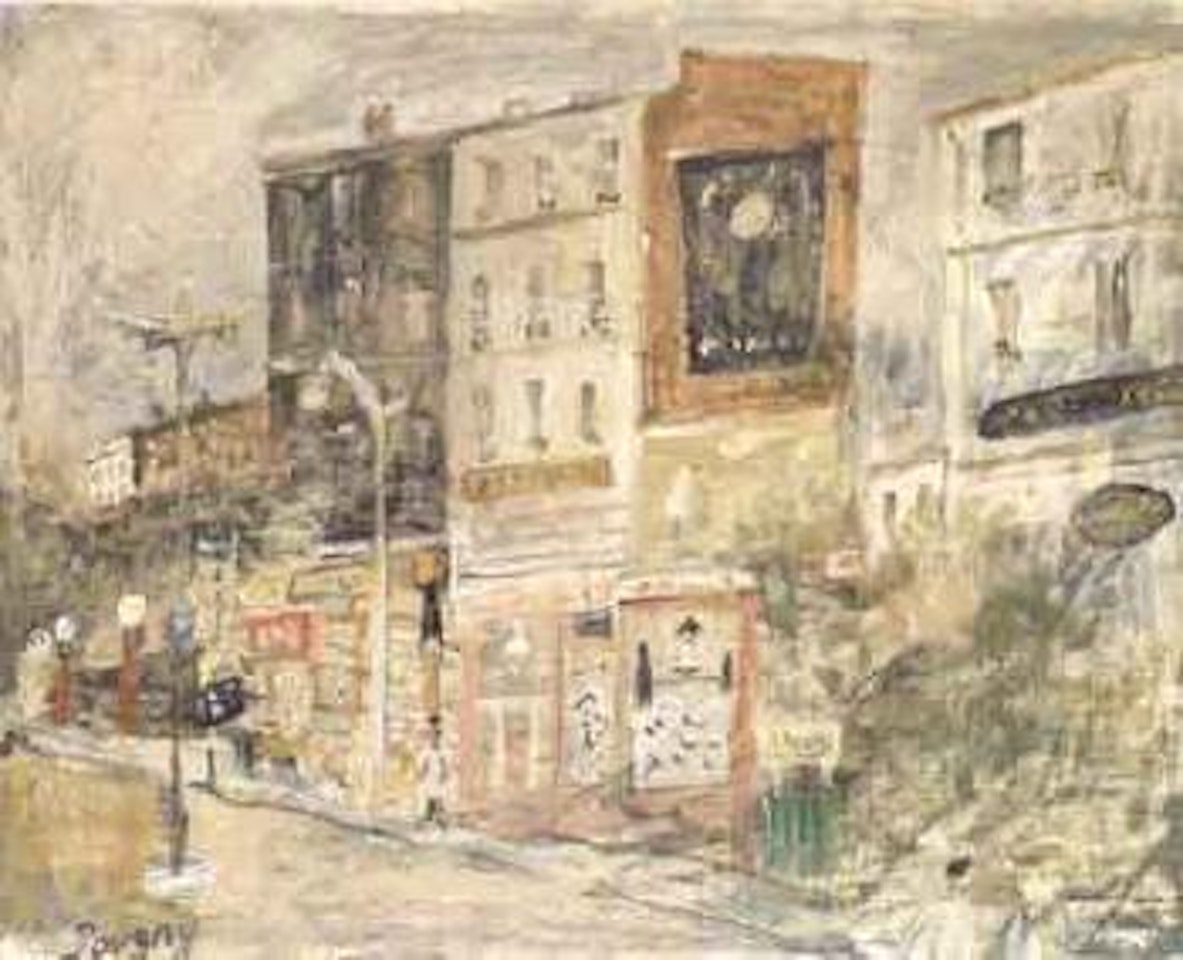 Vue de Paris, porte de Chatillon by Jean Pougny