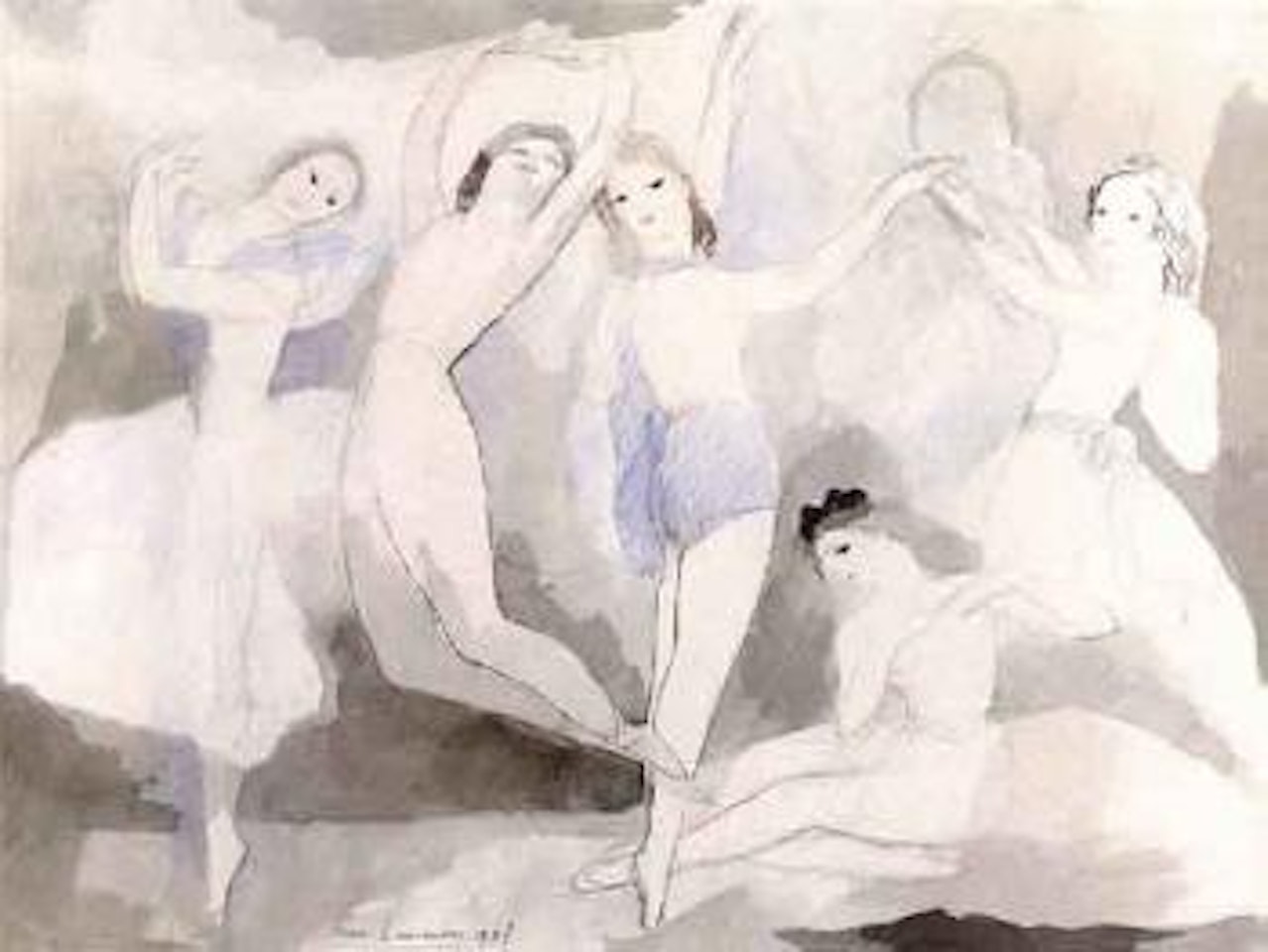 Cinq danseuses by Marie Laurencin