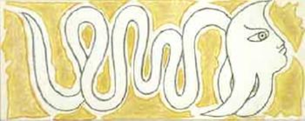 Tete serpent by Jean Cocteau