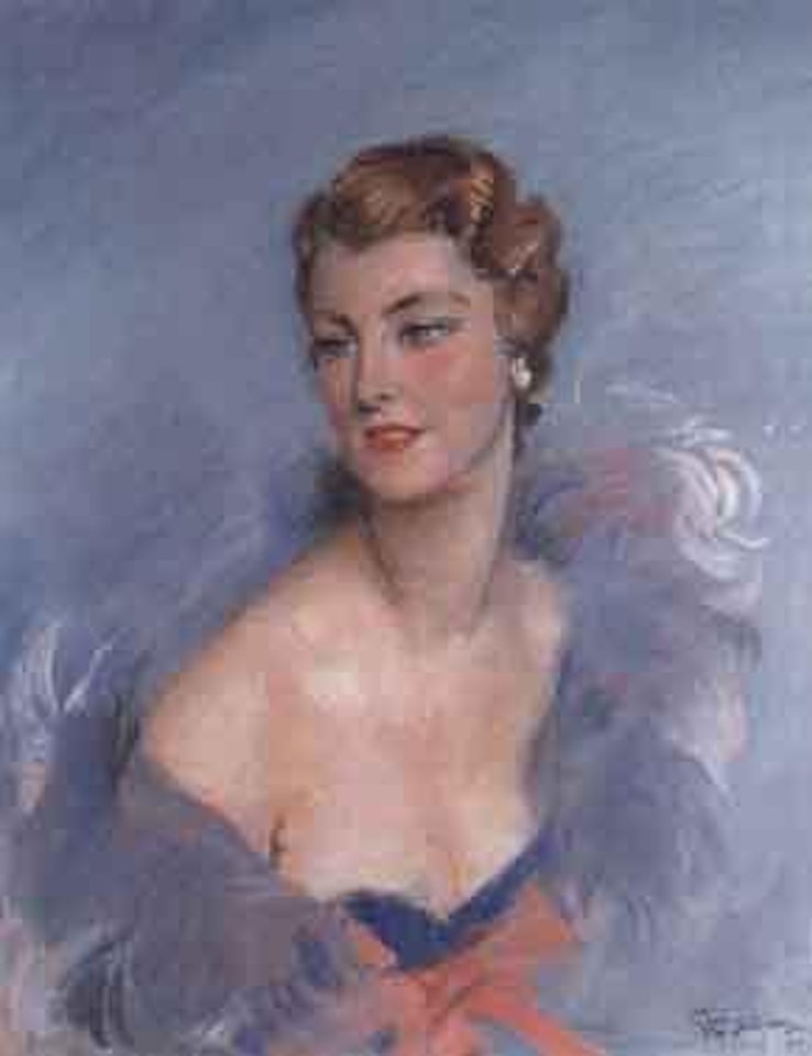 Portrait de Mademoiselle Simone Bleriot by Jean Gabriel Domergue
