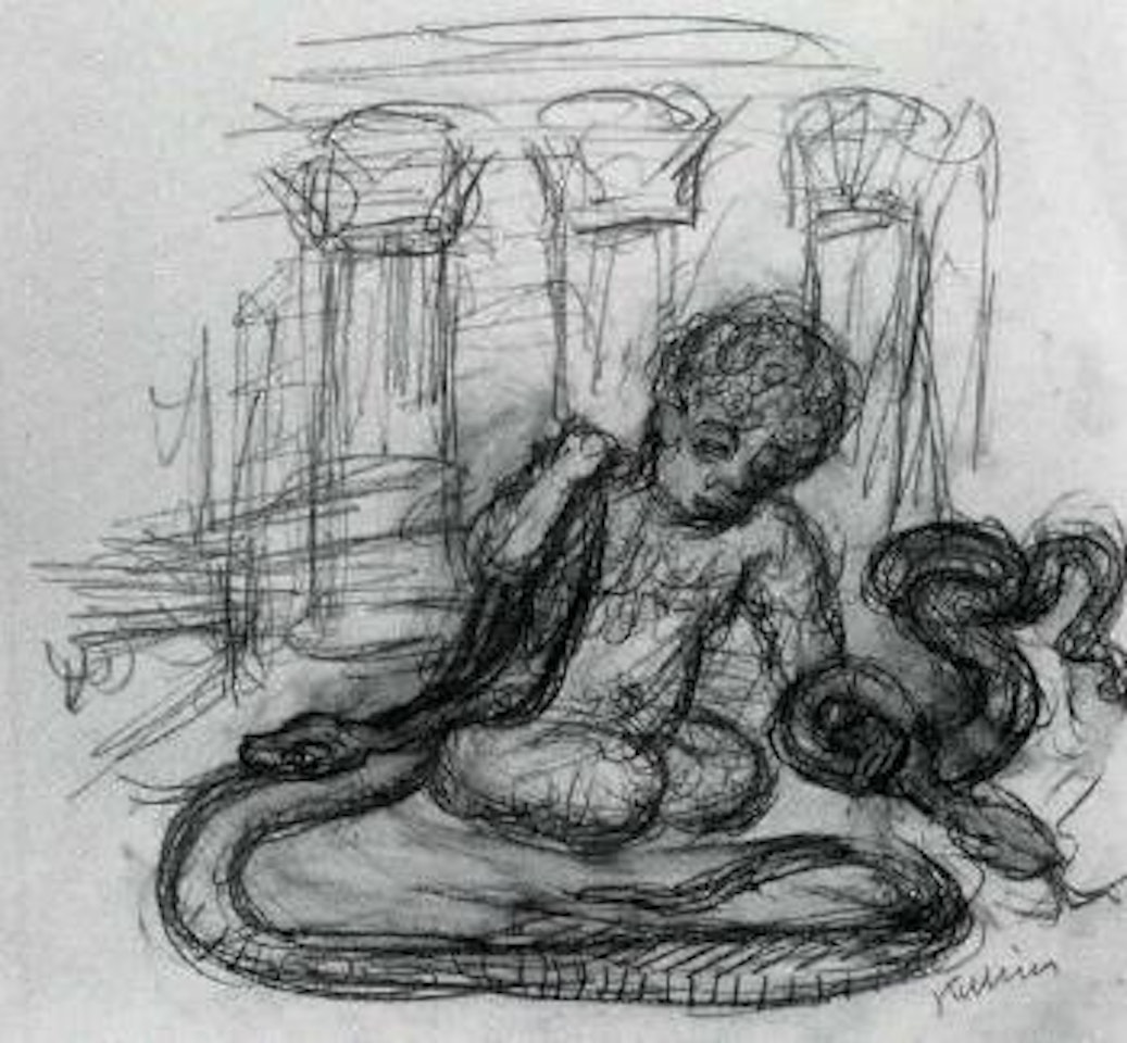 Childhood of Hercules by Alfred Kubin