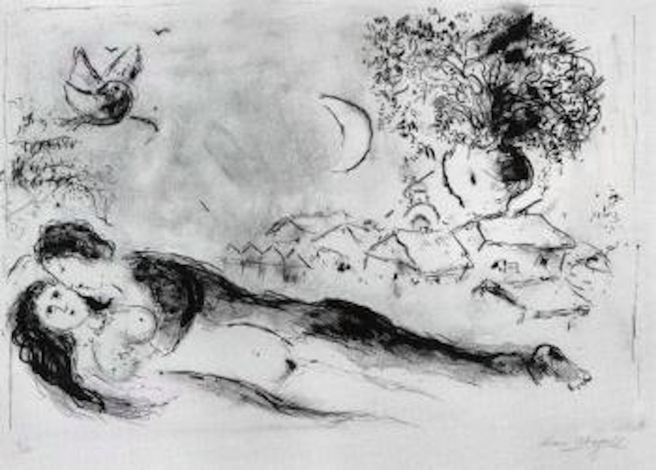 Les amoureux by Marc Chagall