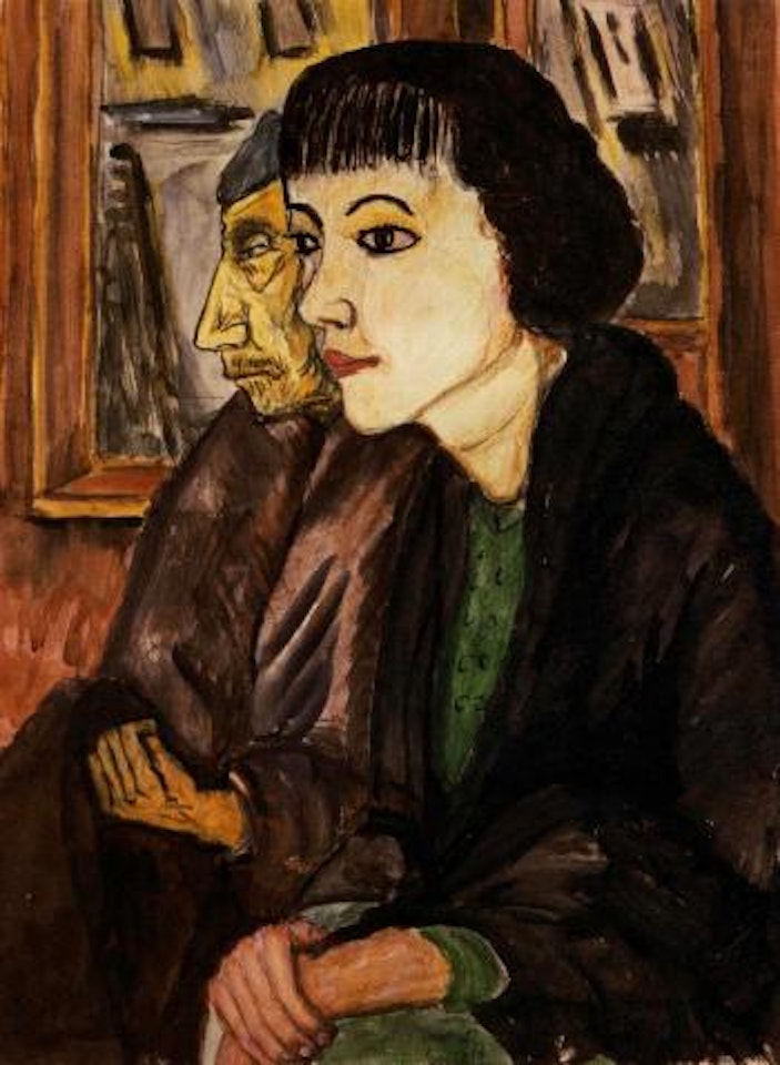In the tram by Erich Heckel