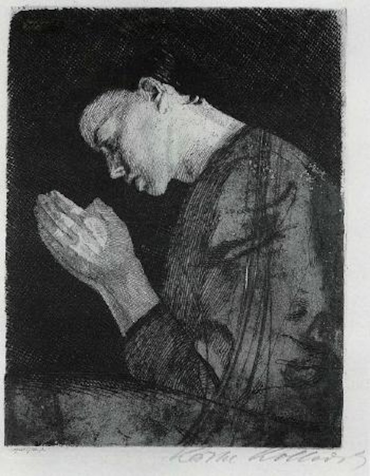 Girl praying by Kathe Kollwitz