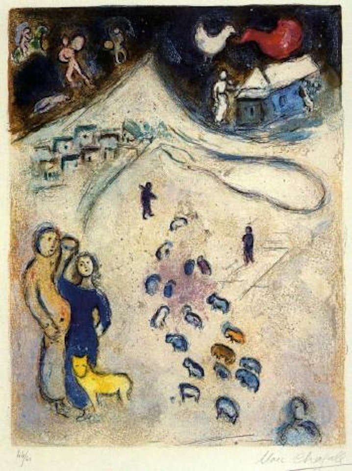 L'hiver by Marc Chagall