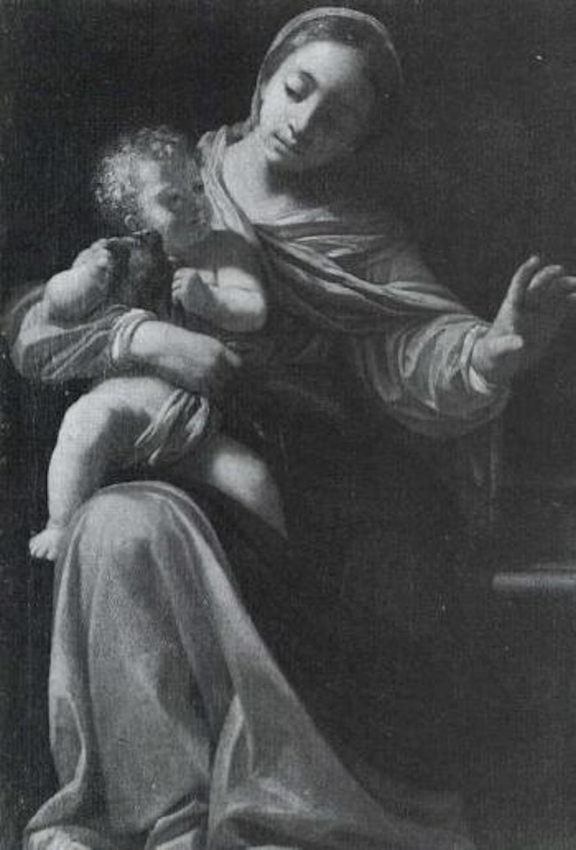 Madonna and Child with siskin by Florentine School