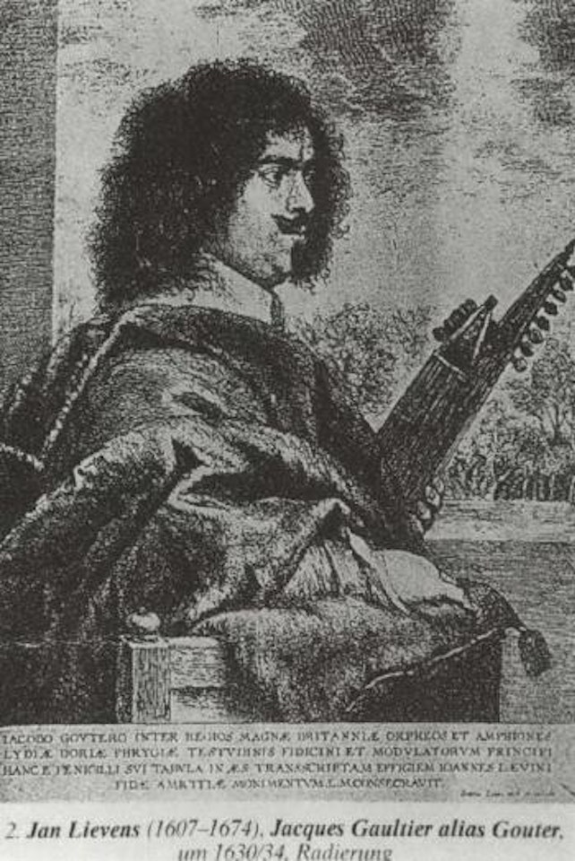 Portrait of the musician Jacques Gaultier by Anthony van Dyck