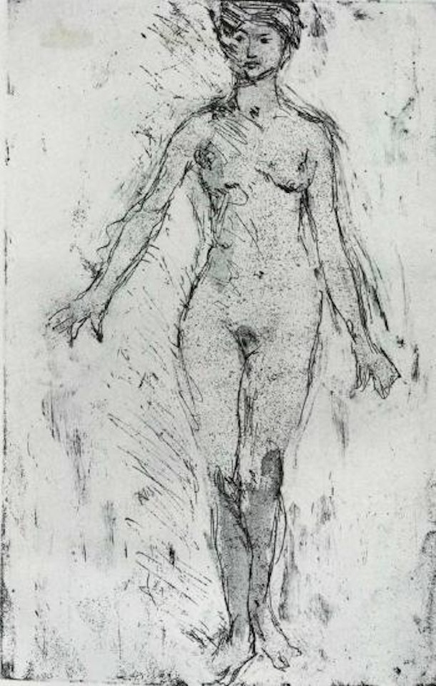 Female nude by Emil Nolde
