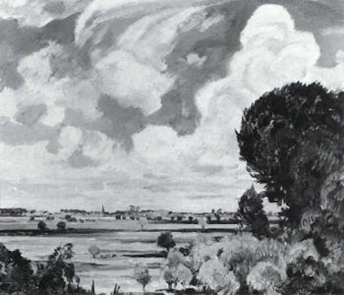 Lower Rhine landscape by Max Clarenbach