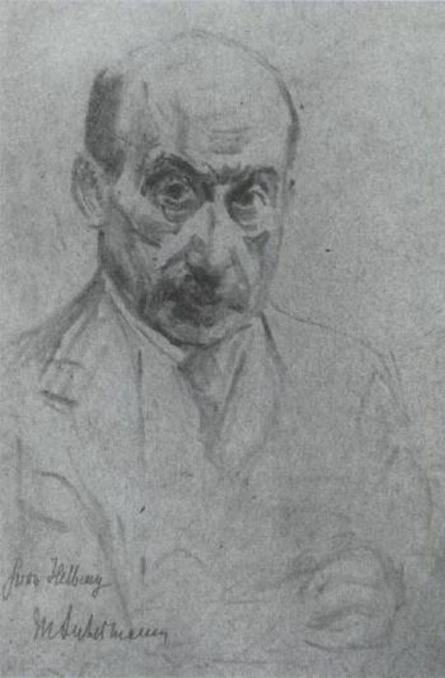 Self portrait by Max Liebermann