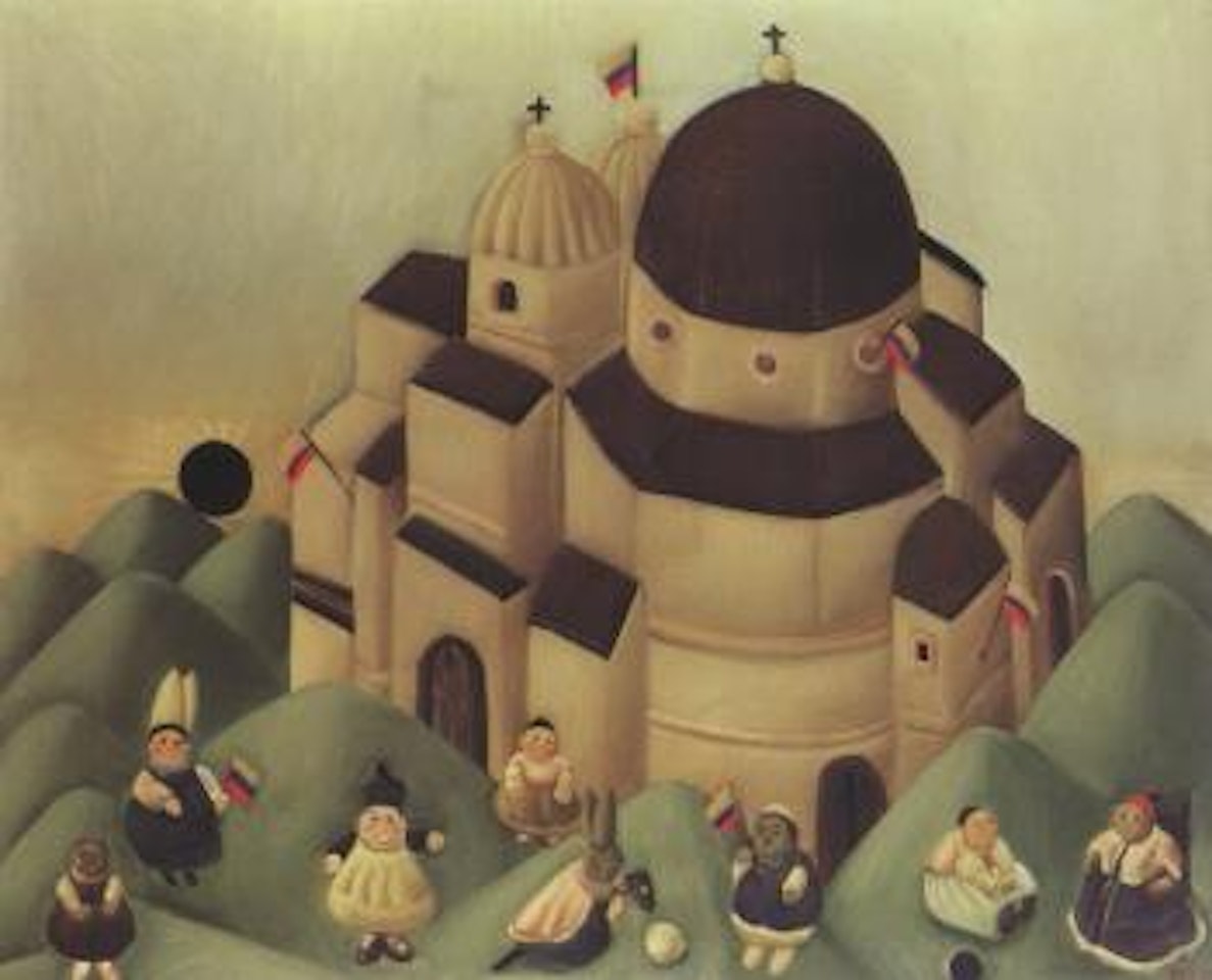 National holiday - the great feast by Fernando Botero