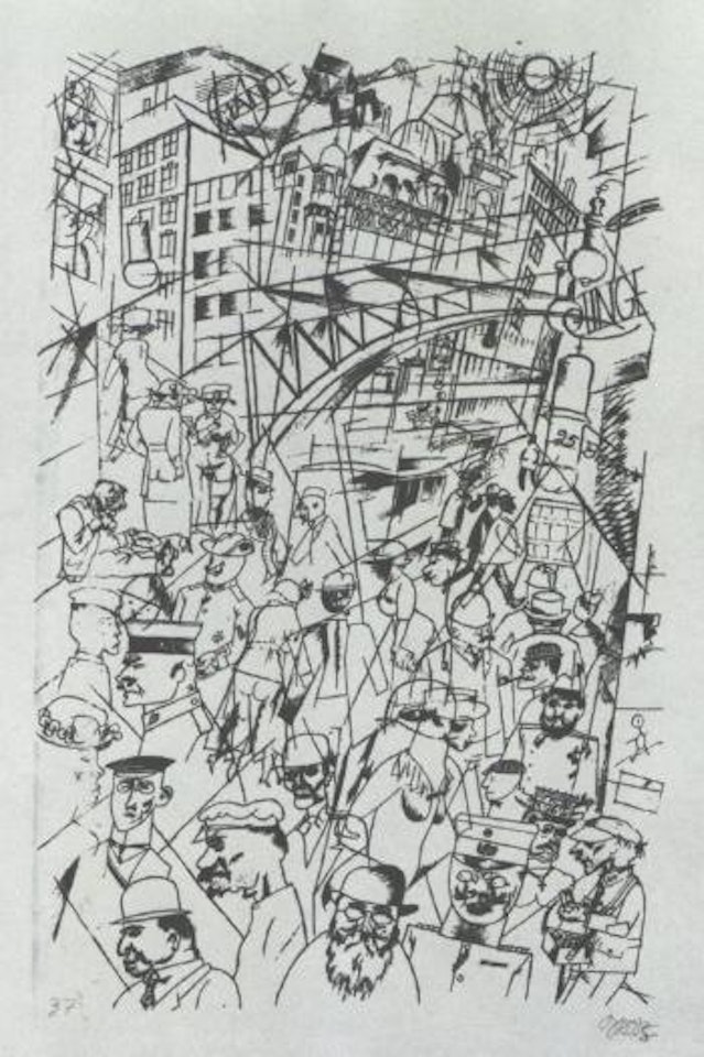 Friedrichstrasse by George Grosz