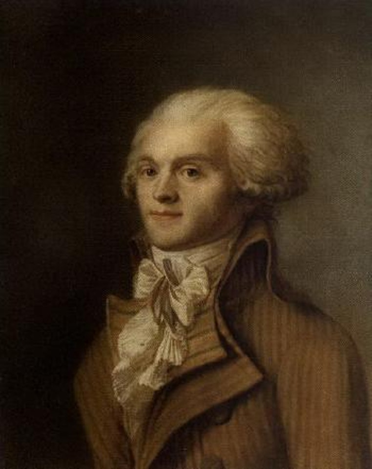 Portrait of Robespierre by French School