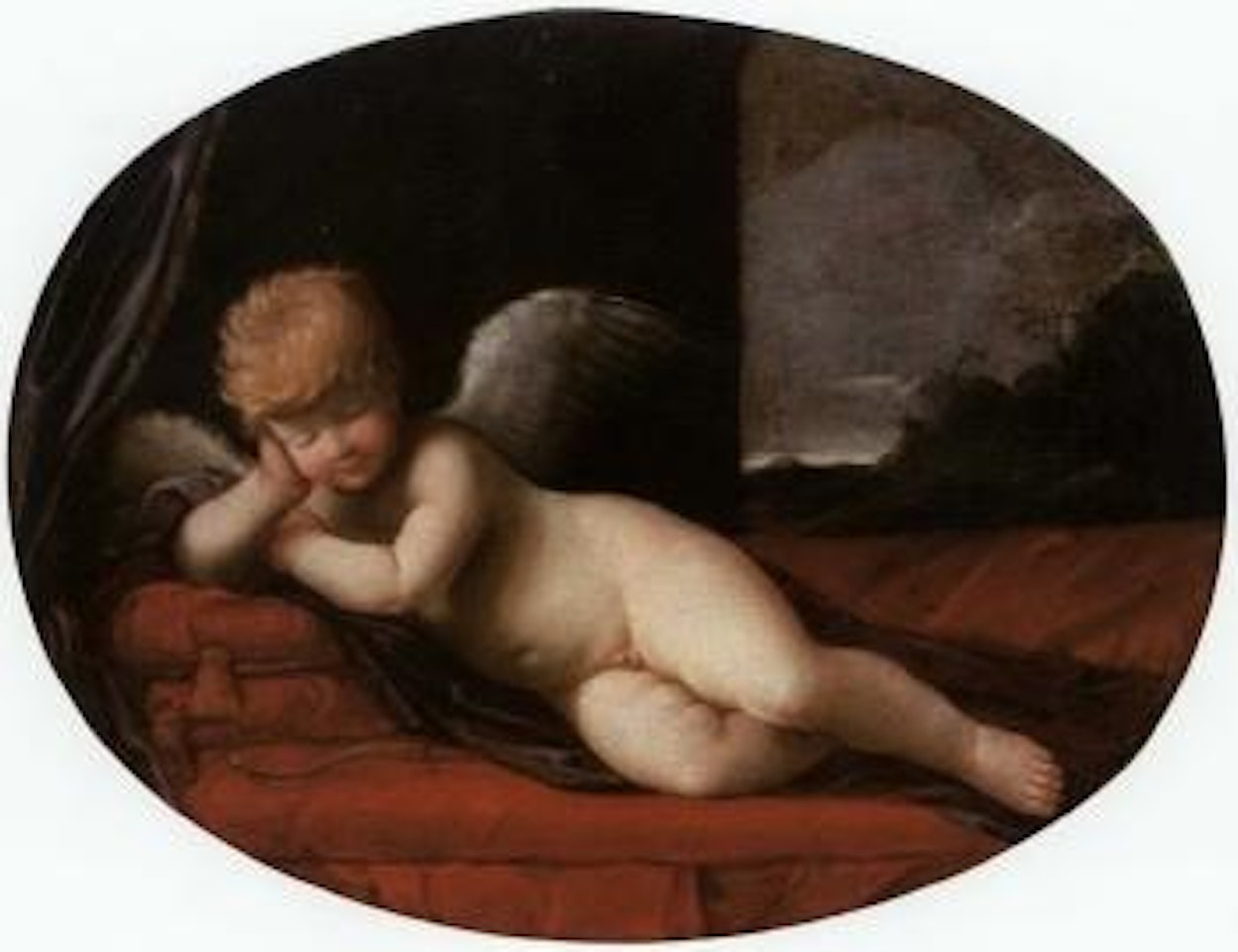 Sleeping putto by BOLOGNESE SCHOOL