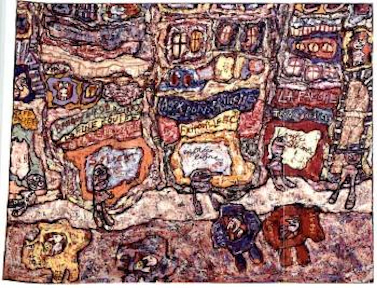 Aux bons principes by Jean Dubuffet