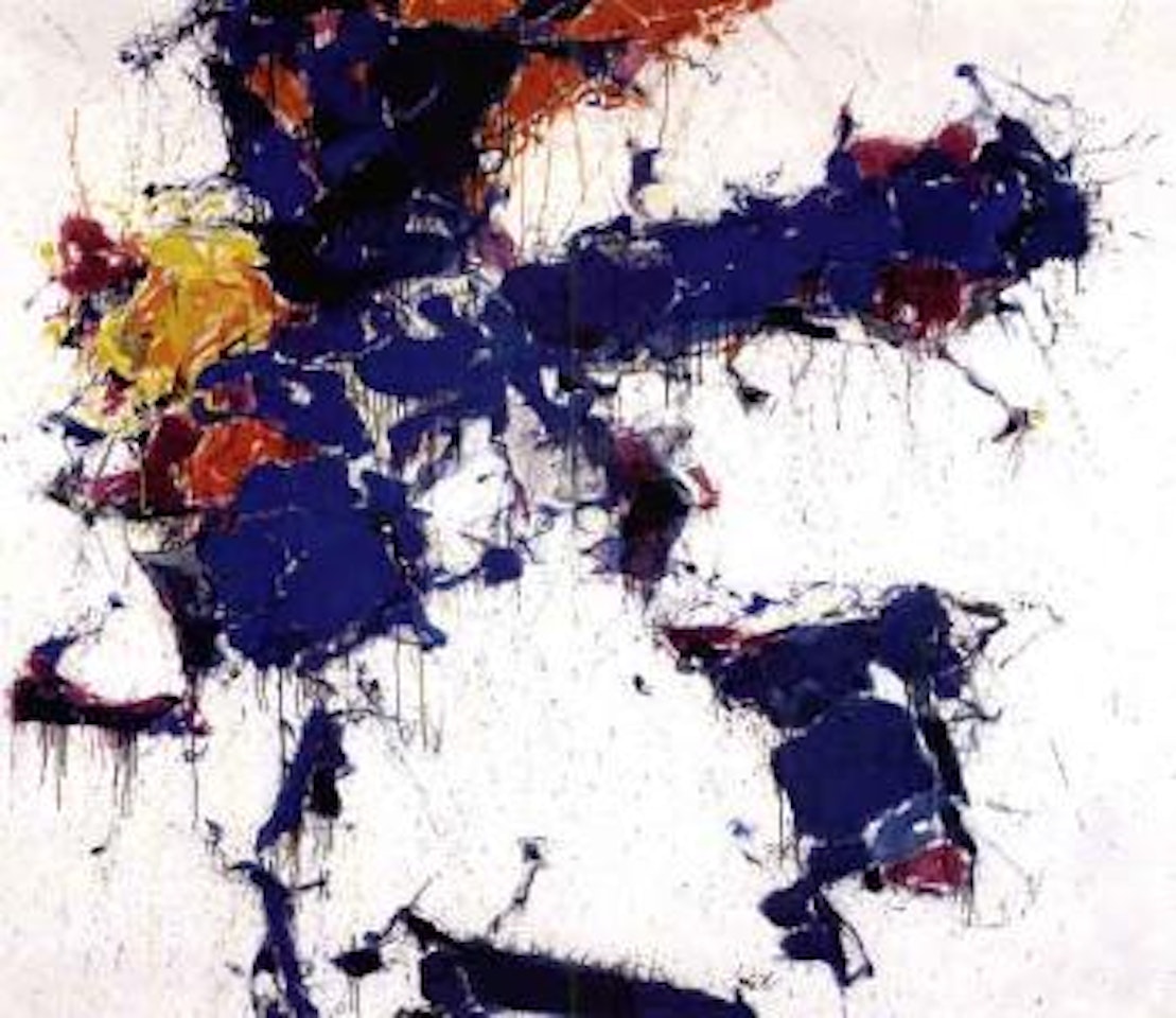 Towards disappearance I by Sam Francis