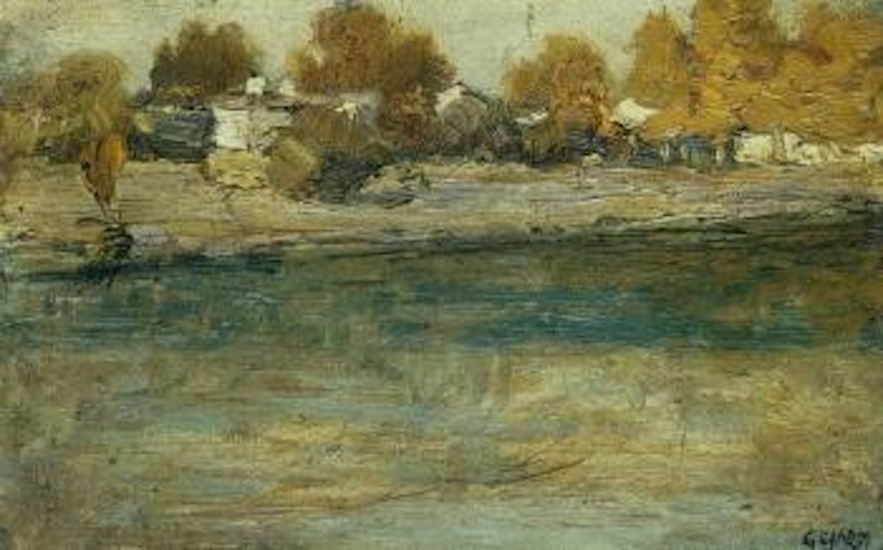 Banks of the Sile by Guglielmo Ciardi