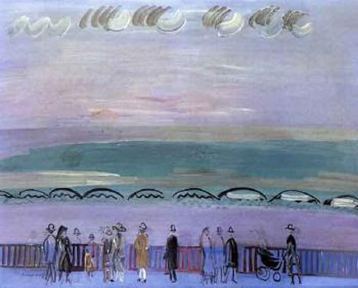 Sainte-Adresse, promenade en bord de mer by Raoul Dufy