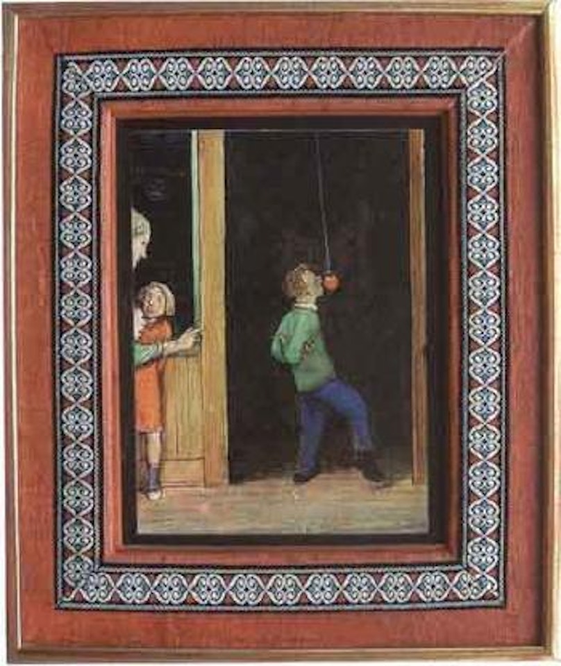 Halloween games by William Kurelek