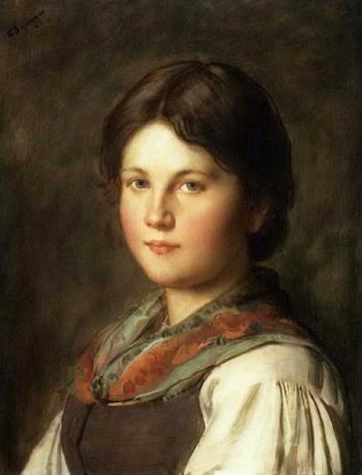 Young Tirolean girl by Franz von Defregger