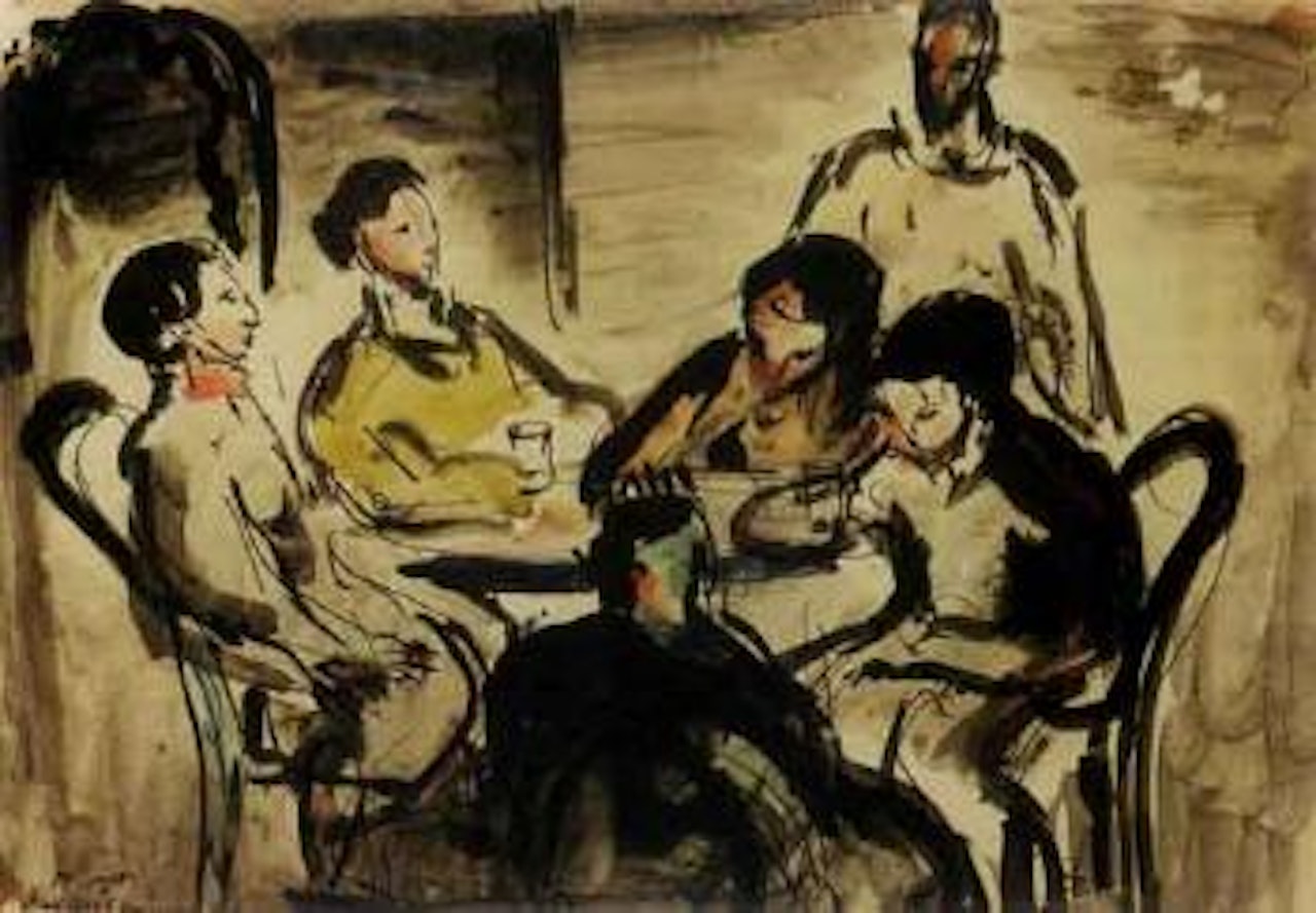Chess players by Frederick Ronald Williams