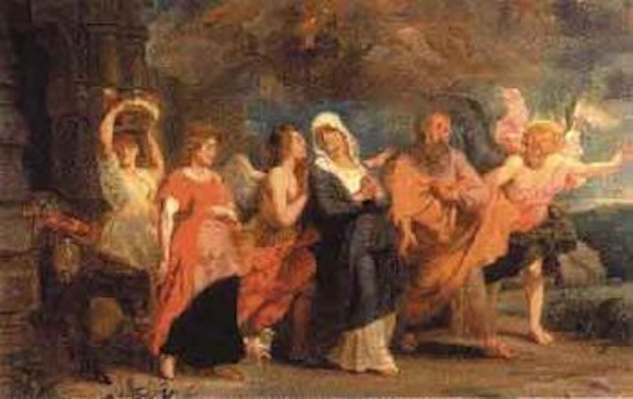 The flight of Lot, his wife and daughters from Sodom by Peter Paul Rubens