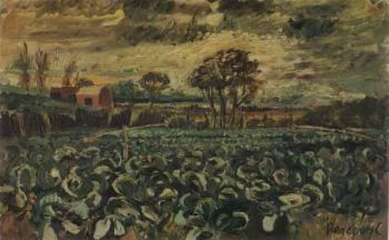 Cabbage field, Oakleigh by John Perceval