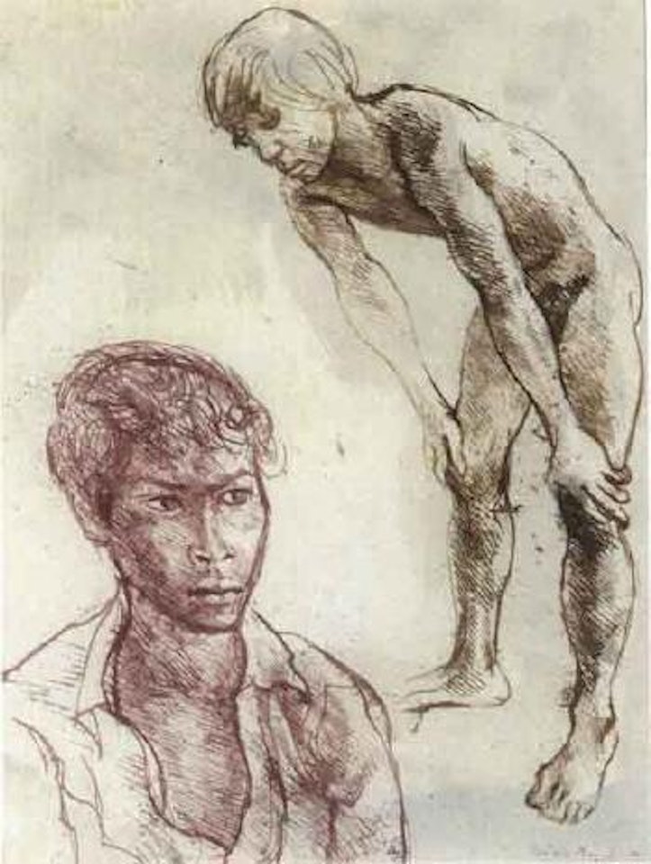 Study of boys, Bali by Donald Stuart Leslie Friend