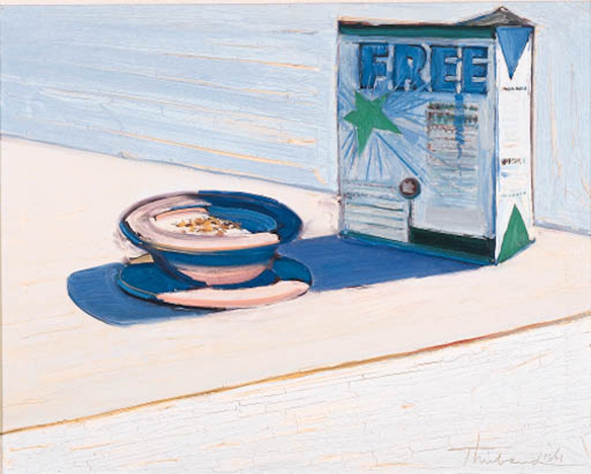 Cold cereal by Wayne Thiebaud