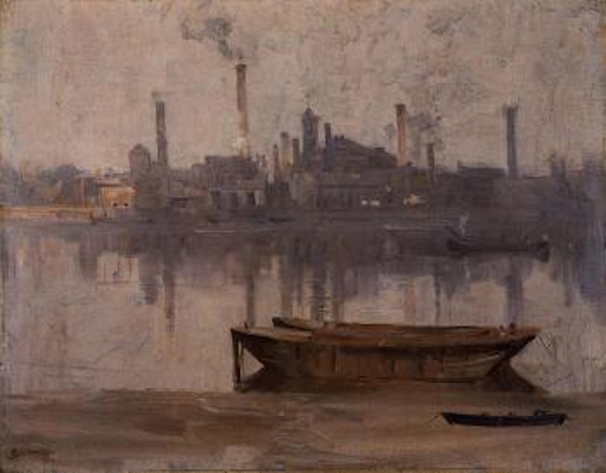 Thames at Battersea by Arthur Ernest Streeton