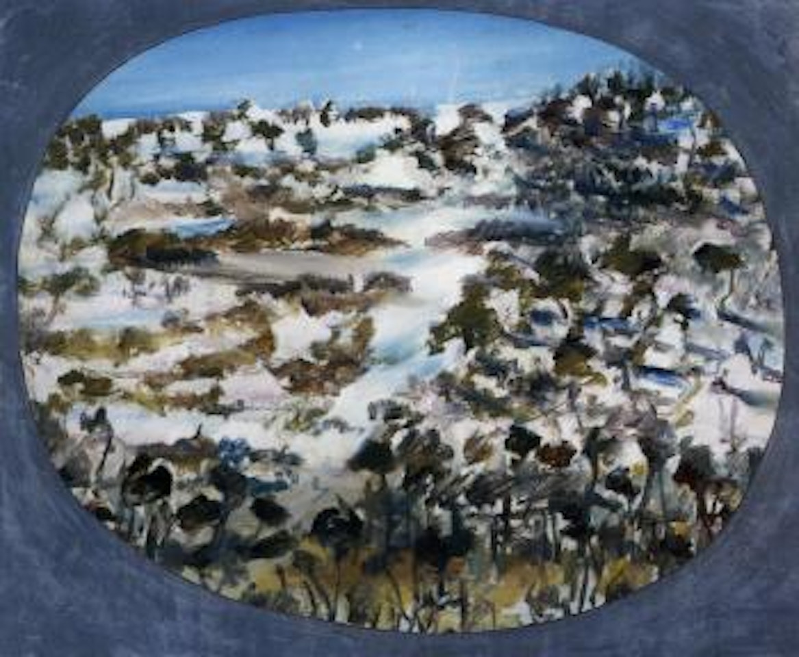 Australian landscape by Sidney Nolan