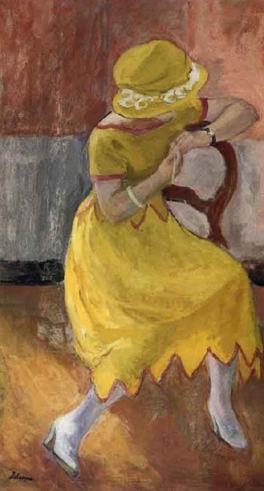 Femme en jaune by Henri Lebasque