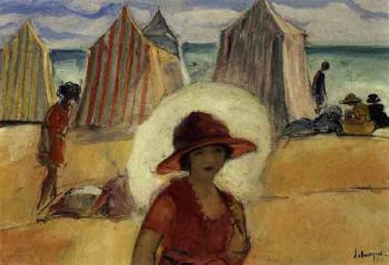 Femme au bord de la mer by Henri Lebasque
