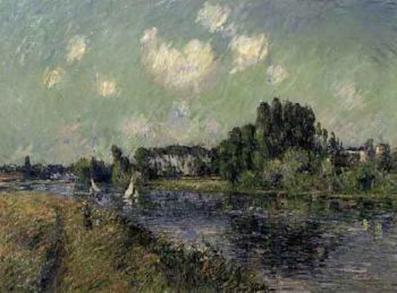 Voiliers sur l'oise by Gustave Loiseau